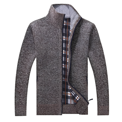 Stylish Men's Cardigan Soft Fleece