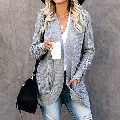 Large Knitted Cardigan Comfortable Loose Fit