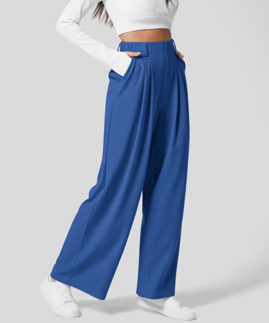 Elegant Women's Trousers Wide Leg Custom Made