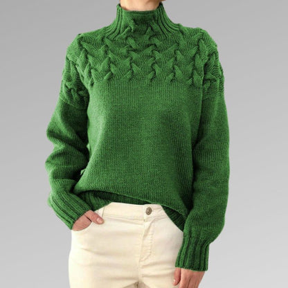 Stylish Turtleneck Sweater Elegant Warm