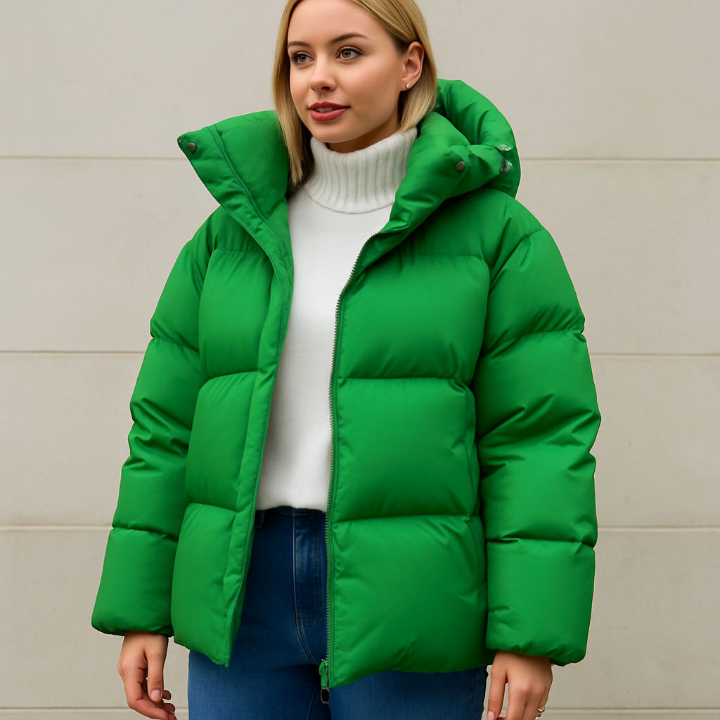 Women's Padded Winter Coat, Elegant Cut