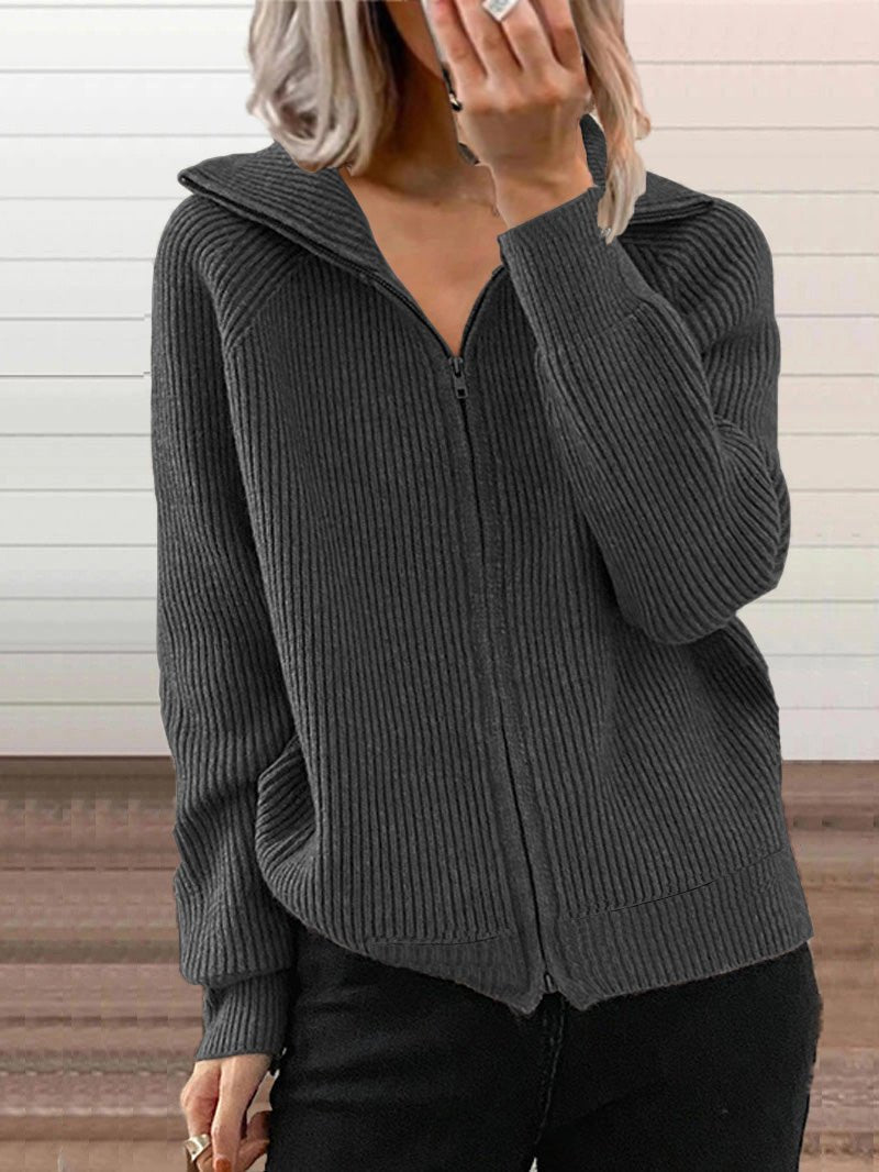 Warm Cardigan Thick Cotton Zipper