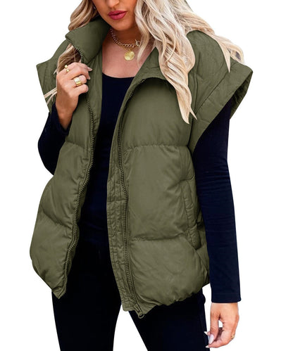 Damen Oversized Steppjacke - IdealeKleiden