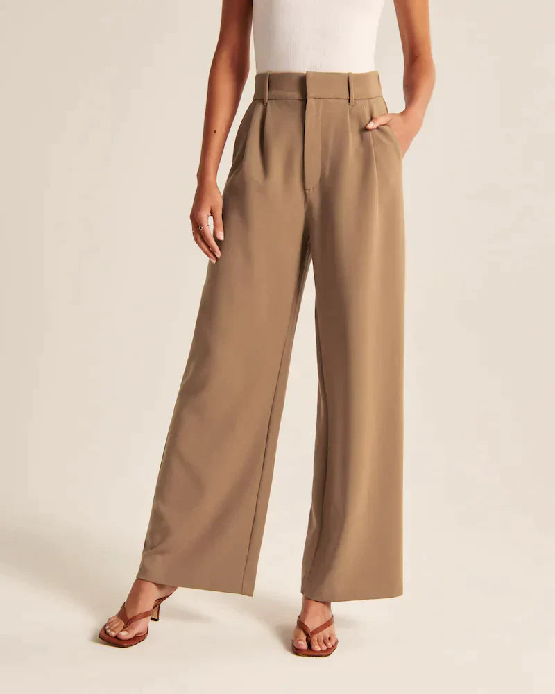Comfortable Women's Trousers Wide Leg Style
