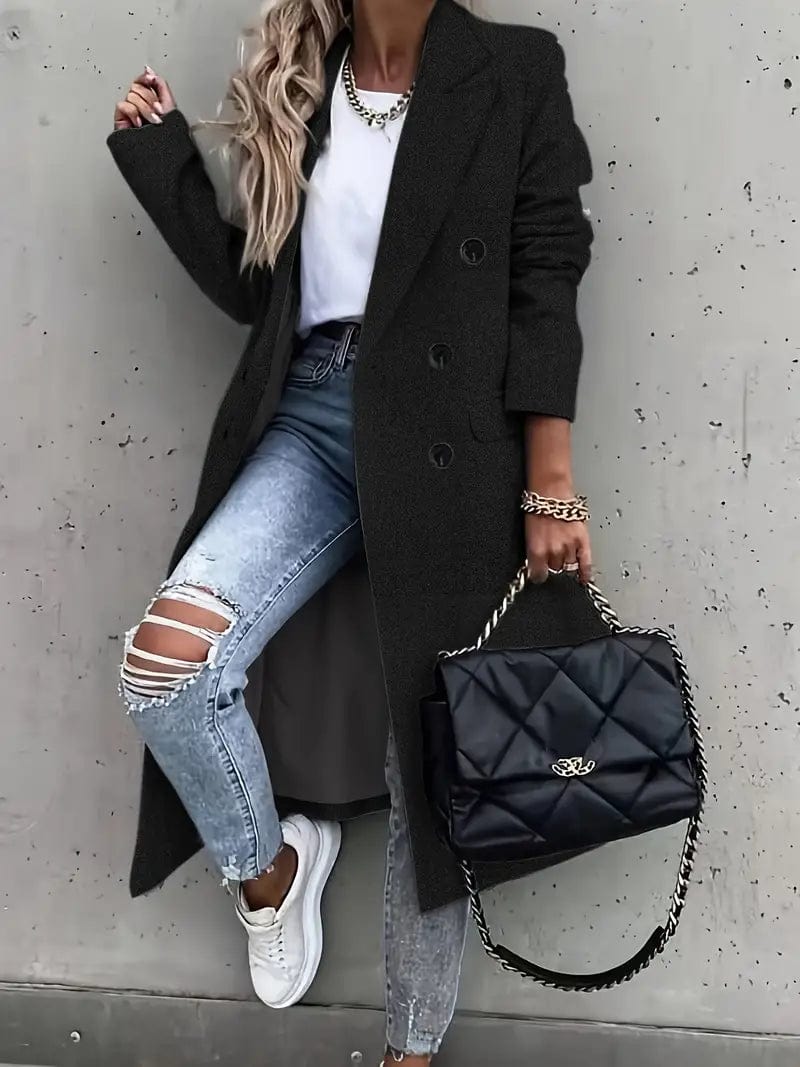 Elegant Trench Coat Women's Classic Winter