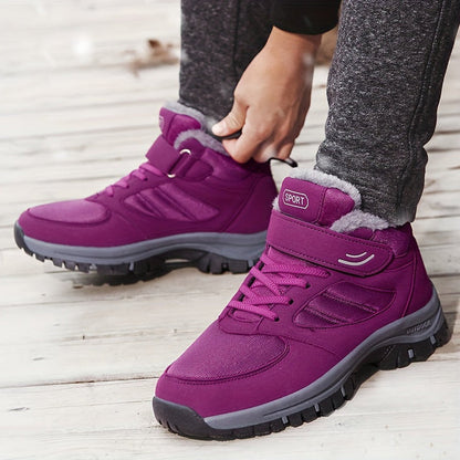 Women's Warm Fleece Insulated Hiking Boots