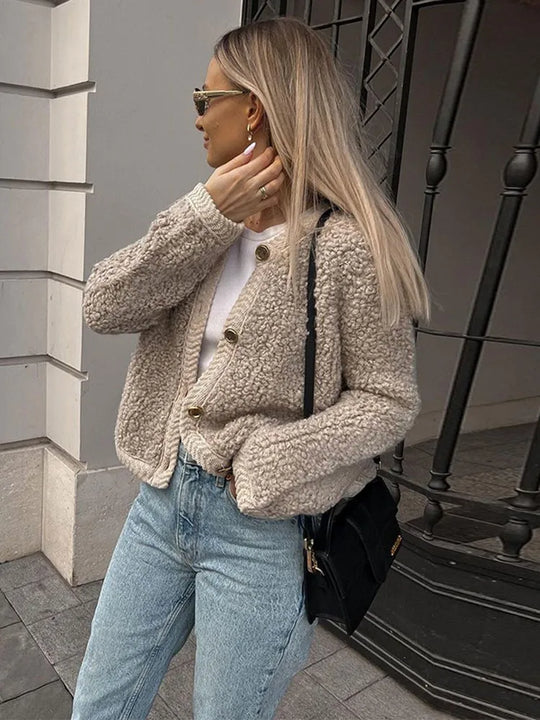 Herbstjacke Damen Stylisch Elegант - IdealeKleiden