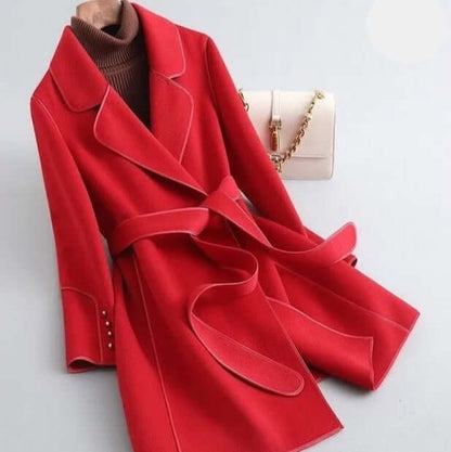 Women's Long Elegant Wool Winter Coat