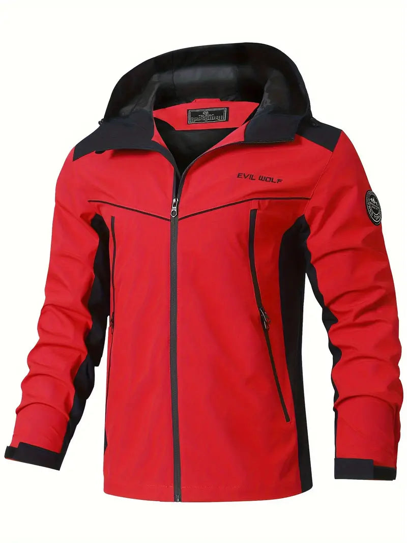 Men's Outdoor Jacket Water-Repellent Sporty