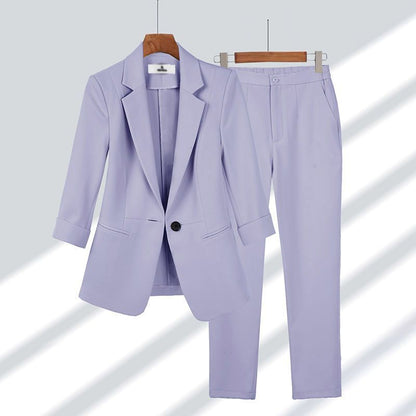 Elegant Women's Suit Winter Collection