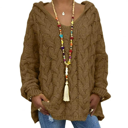 Stylish Women's Hoodie V-Neck