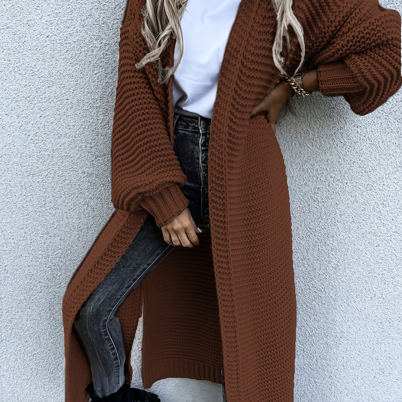 Stilvolle Strickjacke Frauen Mode