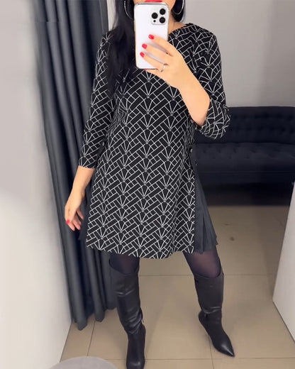 Comfortable Summer Dress Round Neck