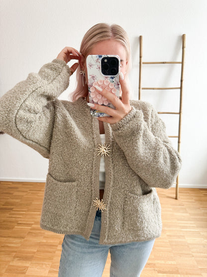 Weiche Teddyjacke Lässig Chic Plüsch Mantel