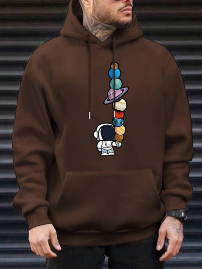 Men's Modern Galactic Astronaut Hoodie