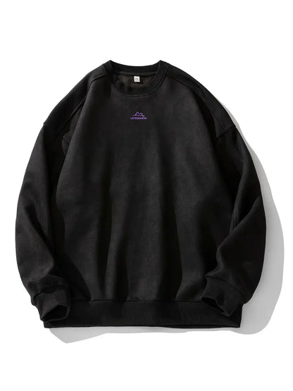 Men's Warm Crew Neck Classic Pullover