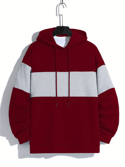 Men's Casual Hooded Long-Sleeve Sweater