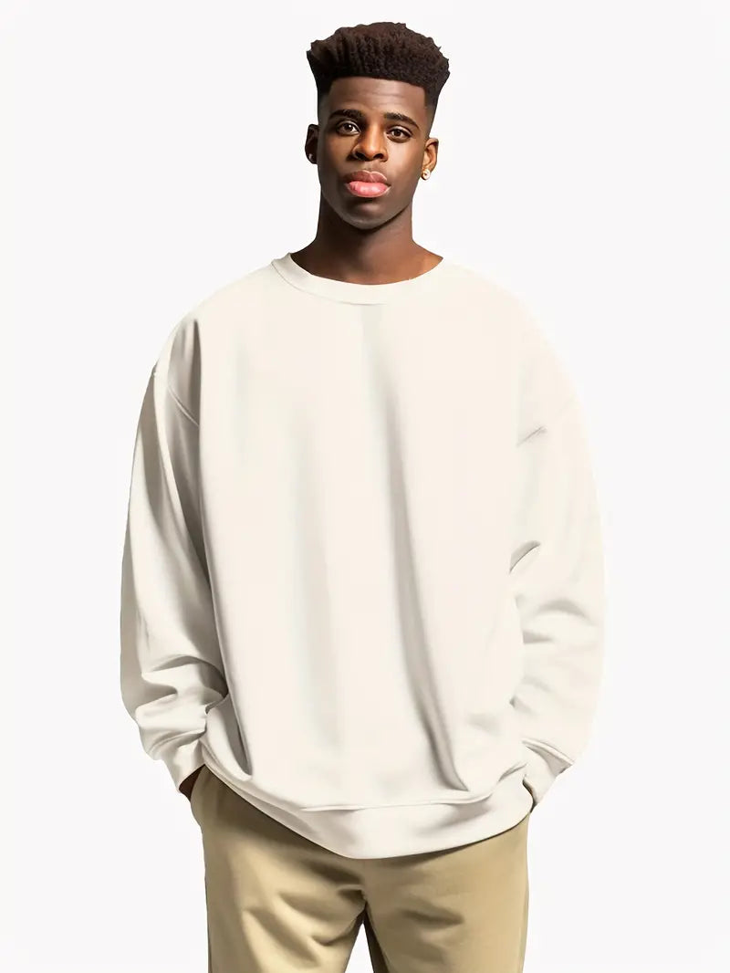 Men's Casual Crew Neck Sweater