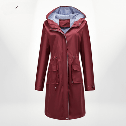 Waterproof Women's Long Trench Coat