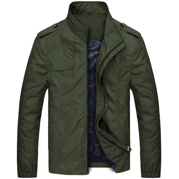 Warm Men's Winter Jacket Cargo Design