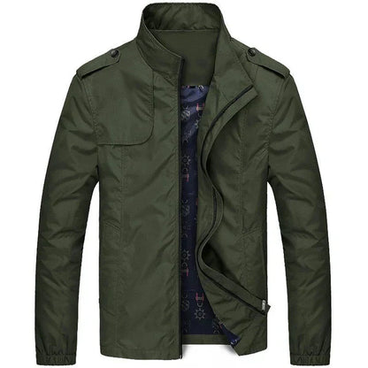 Warm Men's Winter Jacket Cargo Design