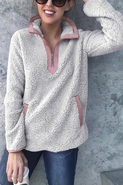 Stylish Women's Jacket Long Sleeve Elegant Collar