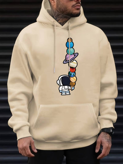 Men's Modern Galactic Astronaut Hoodie