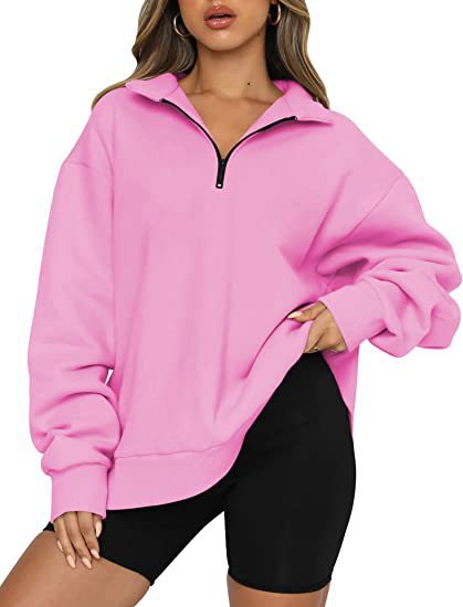Women's Sweatshirt with Collar Modern