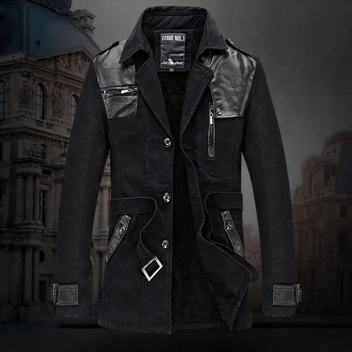 Eleganter Langmantel Damen bleibt falsch, daher: 
Eleganter Trenchcoat Herren Lang