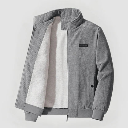 Men's Corduroy Jacket Warm Fleece Lining