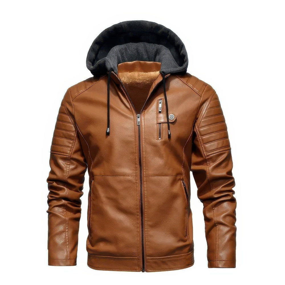 Men's Winter Jacket Hooded Warm Luxury