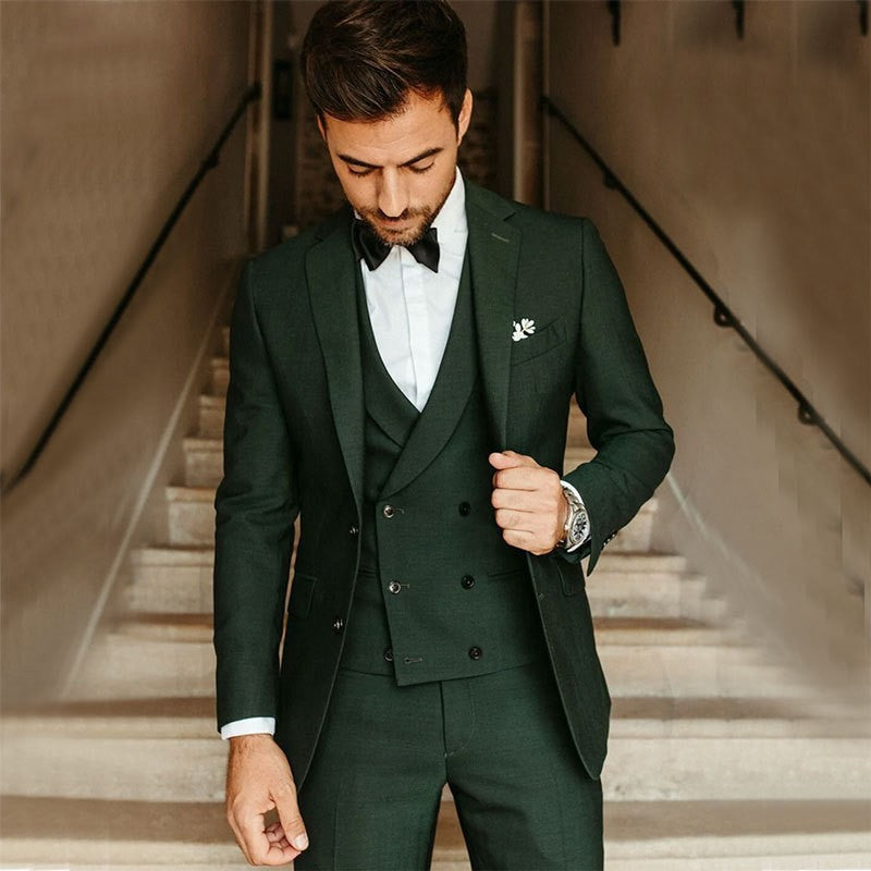 Men's 3-Piece Suit Custom Made Elegant