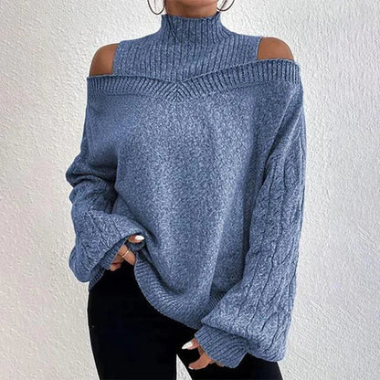 Elegant Off-Shoulder Blouse for Women, Long Sleeve