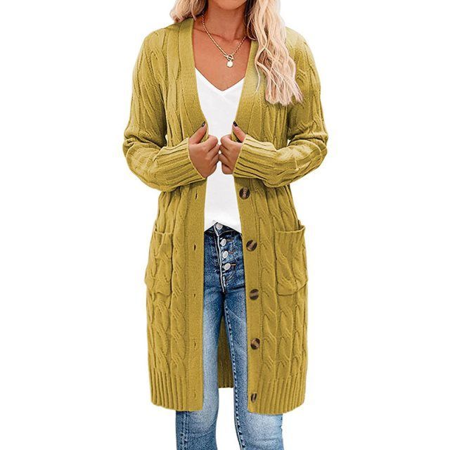 Long Wrap Cardigan for Women, Knit, Elegant Design