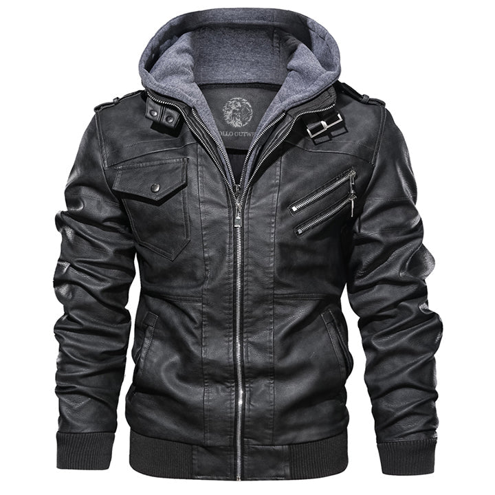 Vulcan Leather Jacket Elegant & Versatile