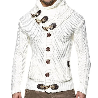 Italian Men's Cotton Sweater Elegance