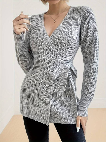 Women's Cardigan Wrap-Around Design Elegant