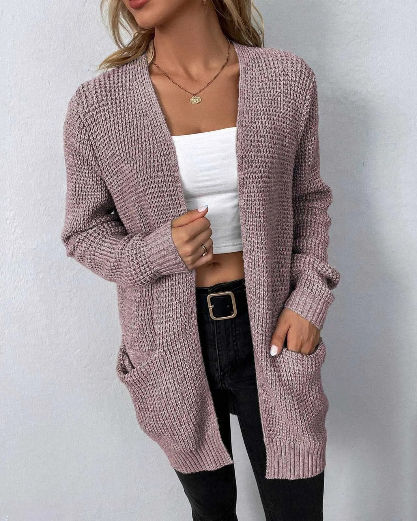 Stylish Women's Long Cardigan