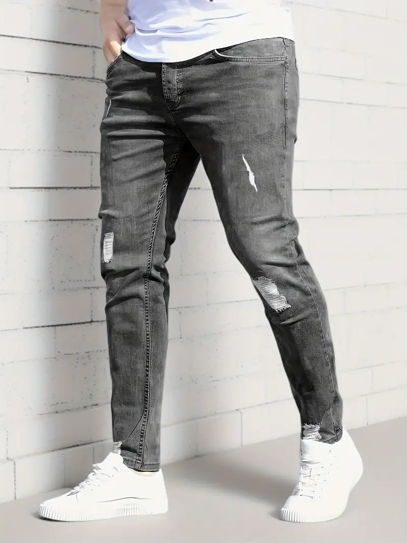 Skinny Jeans Spring Trendy Rips Style