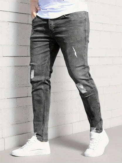 Skinny Jeans Spring Trendy Rips Style