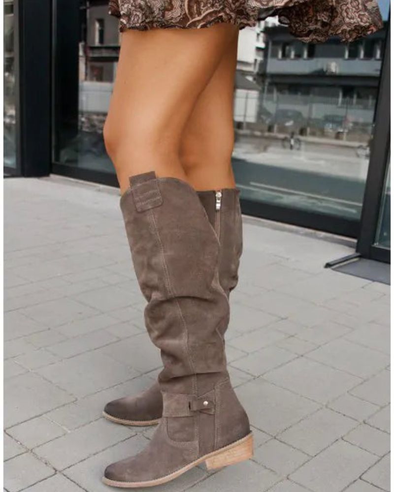 Moderne Damenstiefel Hochwertig Design - IdealeKleiden