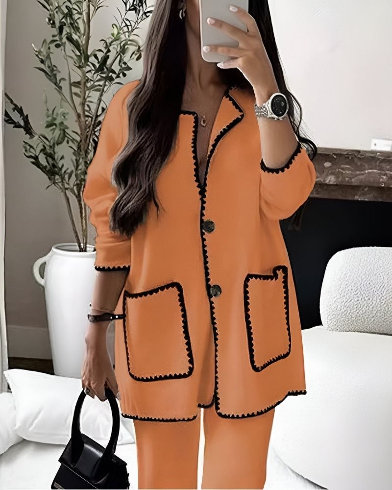 Elegant Two-Piece Suit Smart & Chic