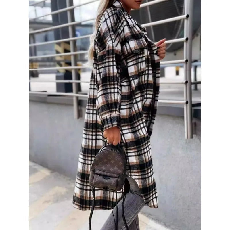 Modern Plaid Flannel Shirt