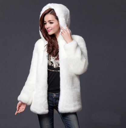 Women's Faux Fur Jacket Chic Elegance