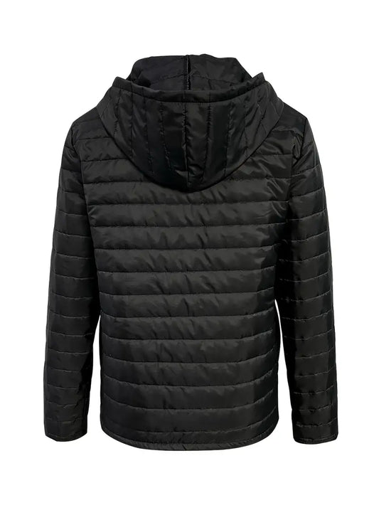 Stylische Steppjacke Hüftlang Mit Kapuze - IdealeKleiden