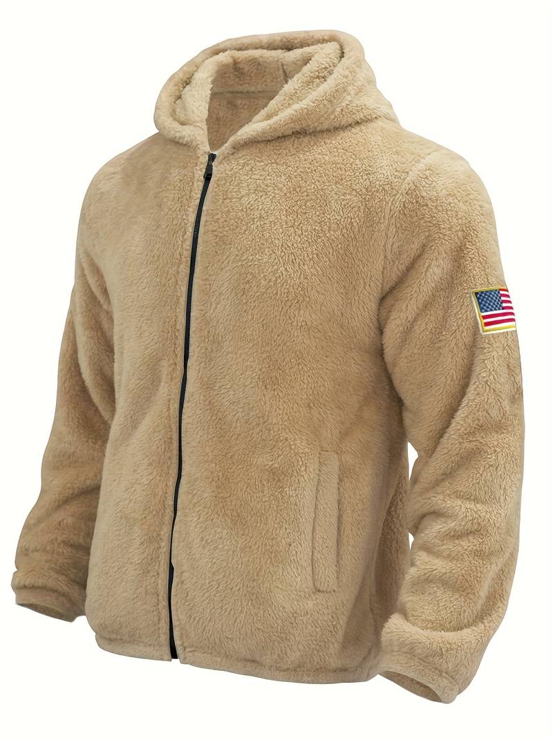 Men's Winter Jacket Warm ZIP Up American Style