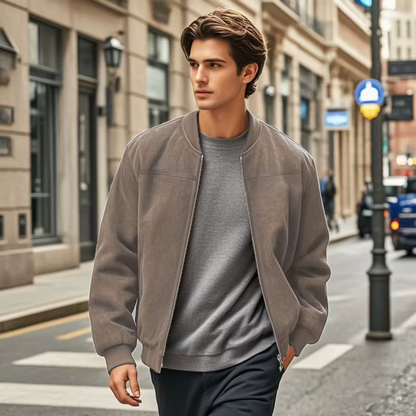 Men's Modern Style Bomber Jacket