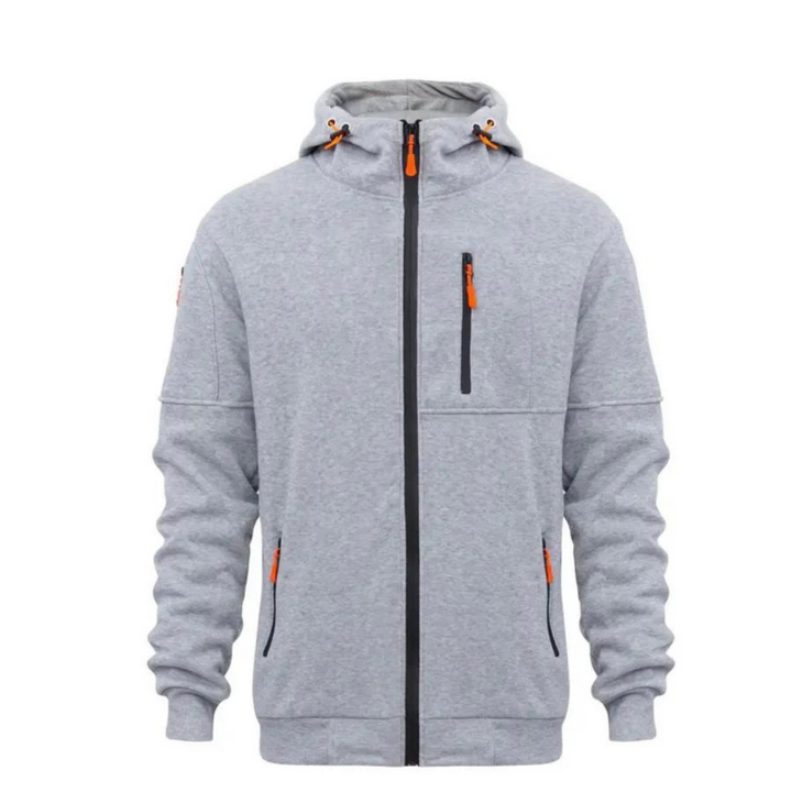 Men's Casual Zip-Up Hoodie