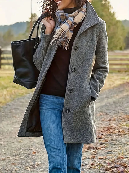 Warm Winter Dress | Double Weave Women's Coat