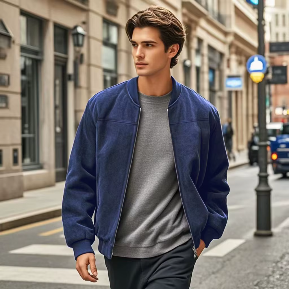 Men's Modern Style Bomber Jacket